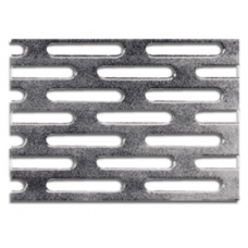 Oblong hole perforated metal sheet 